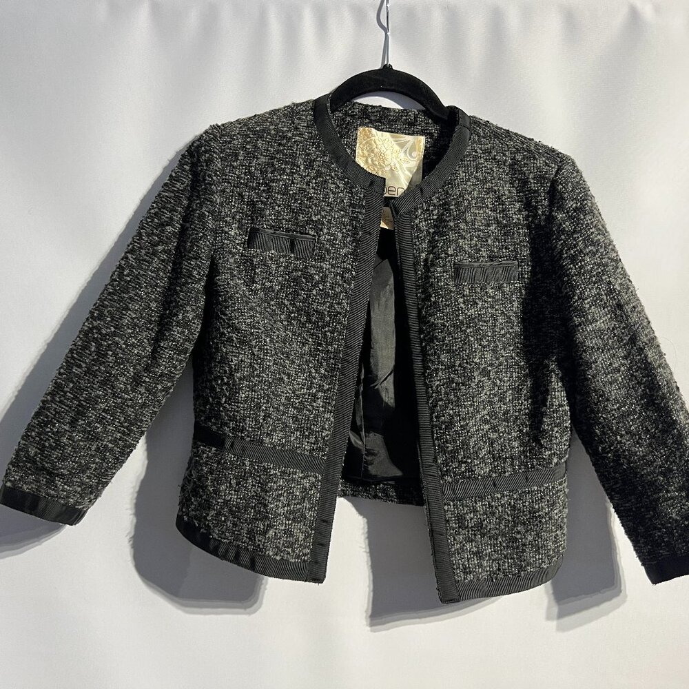 Arden B Black/Grey Wool Jacket
